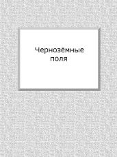 Чернозёмные поля