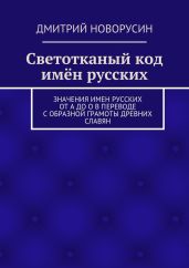 Светотканый код имён русских