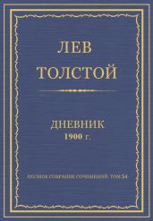 Дневник, 1900 г.
