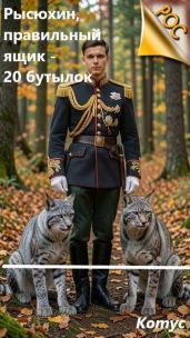 Рысюхин, правильный ящик - 20 бутылок!